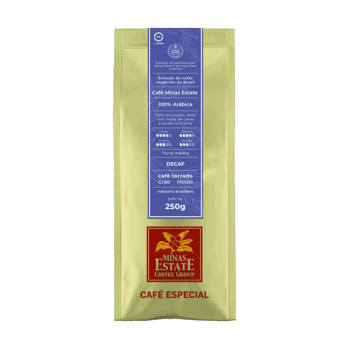 Café Especial Descafeinado - Minas Estate - 250g
