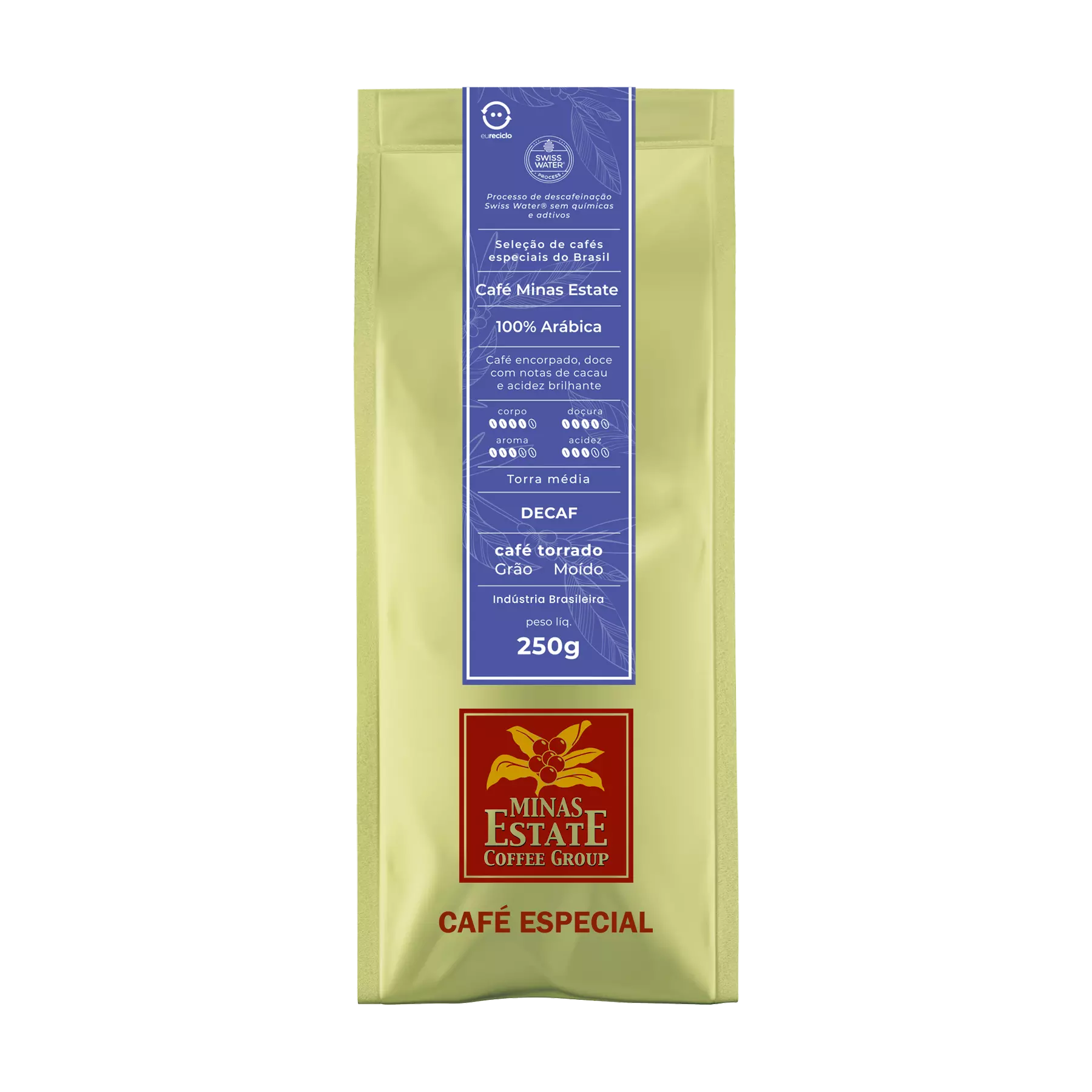 Café Especial Descafeinado - Minas Estate - 250g