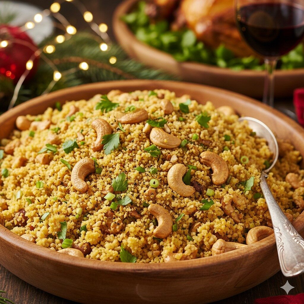 Farofa de castanhas de caju