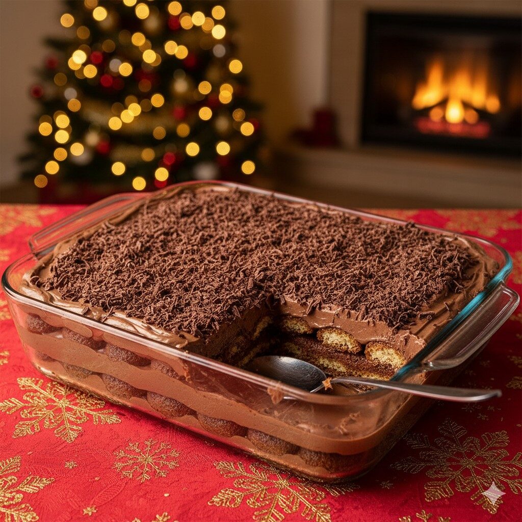 Pavê de chocolate artesanal