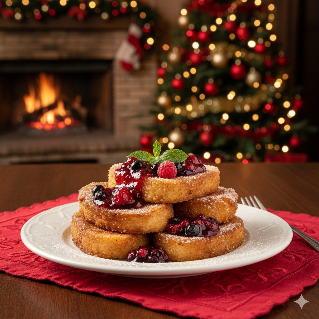 Rabanada tradicional com toque especial de geleia