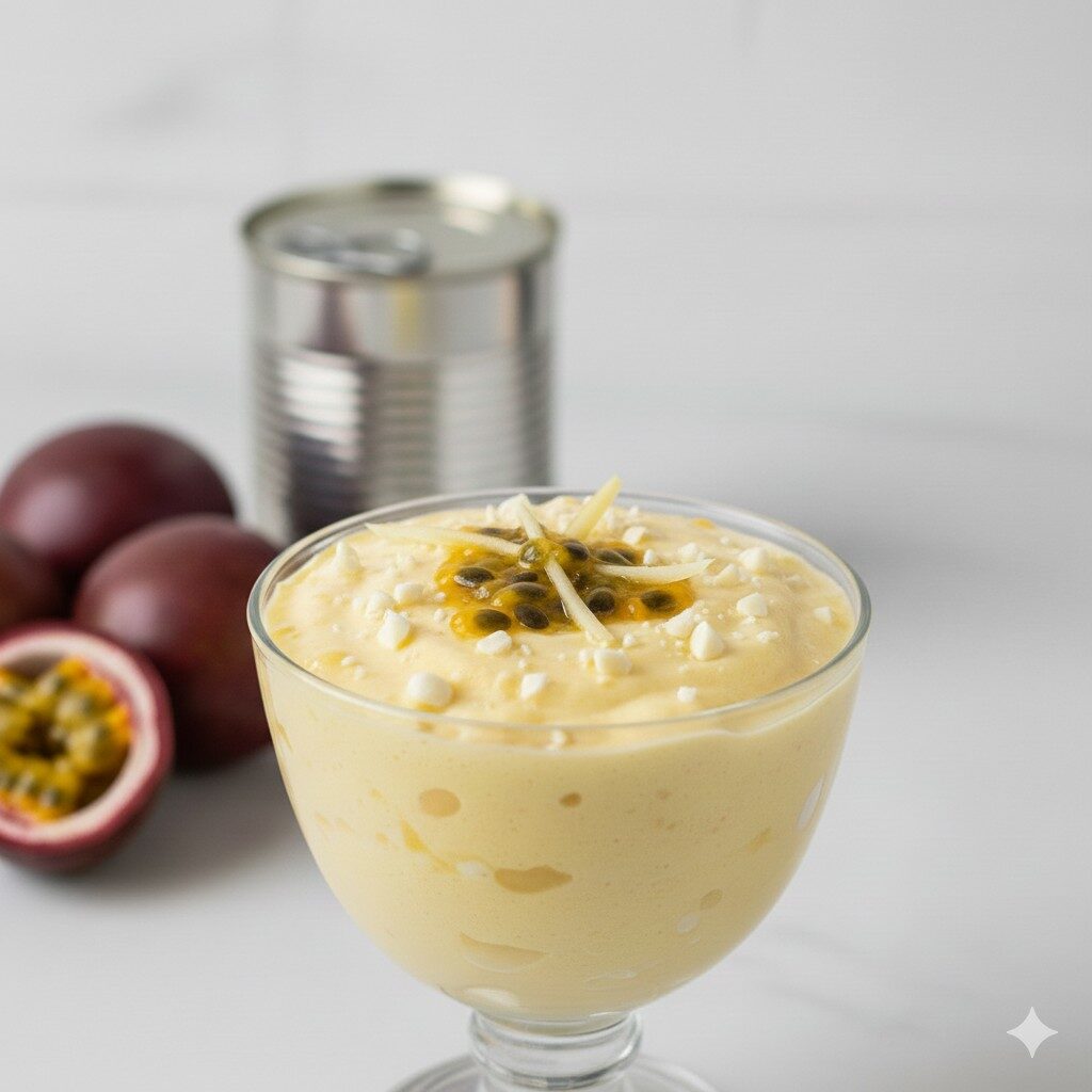 Sobremesas para o Natal: 20 receitas tradicionais e fáceis - 12 Mousse de maracujá cremoso