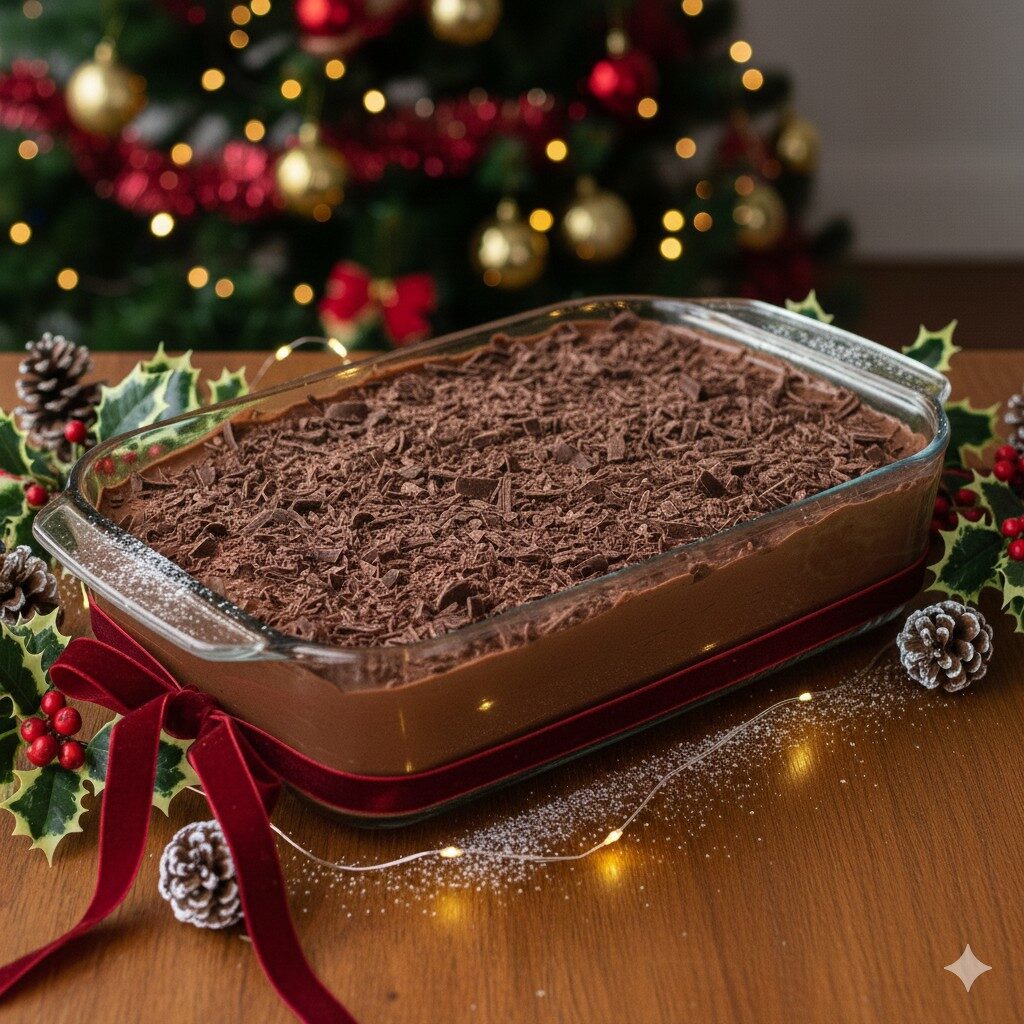 Sobremesas para o Natal: 20 receitas tradicionais e fáceis - 5 Pavê de chocolate