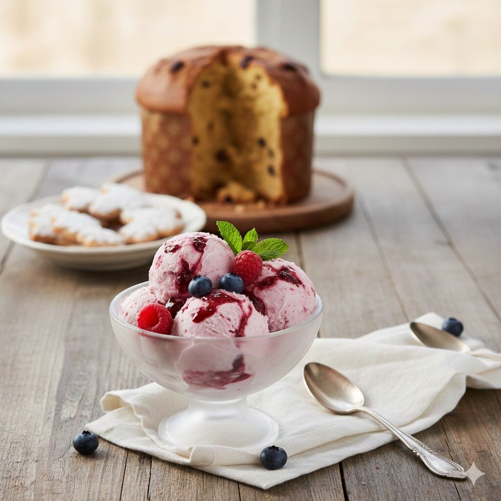 Sobremesas para o Natal: 20 receitas tradicionais e fáceis - 19 Sorvete caseiro 3 ingredientes