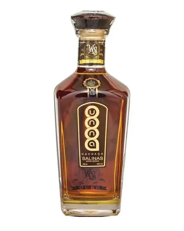 Cachaça Unna Ouro - Meia lua - 750ml