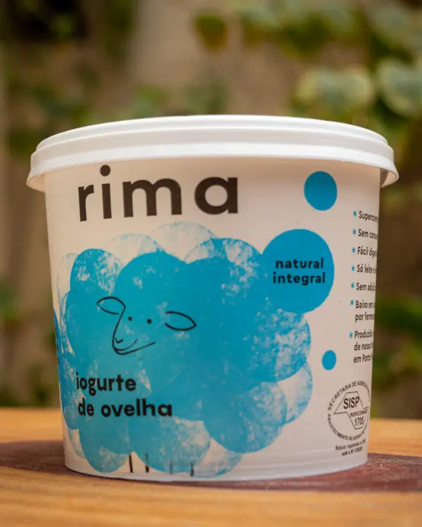 Iogurte de Ovelha Natural - Queijaria Rima - 450g -1 Iogurte de Ovelha Natural - Queijaria Rima - 450g -1
