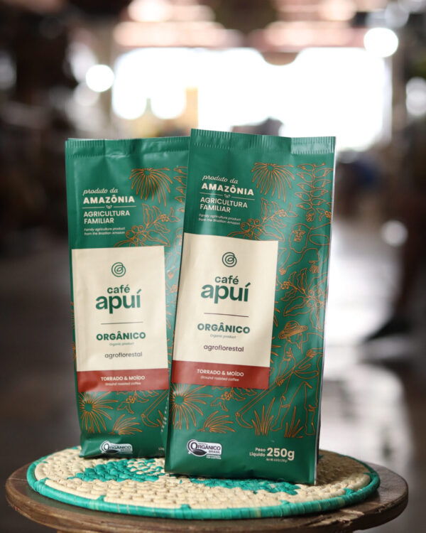 Café Apuí Orgânico Agroflorestal Torrado e Moído - 250g -1