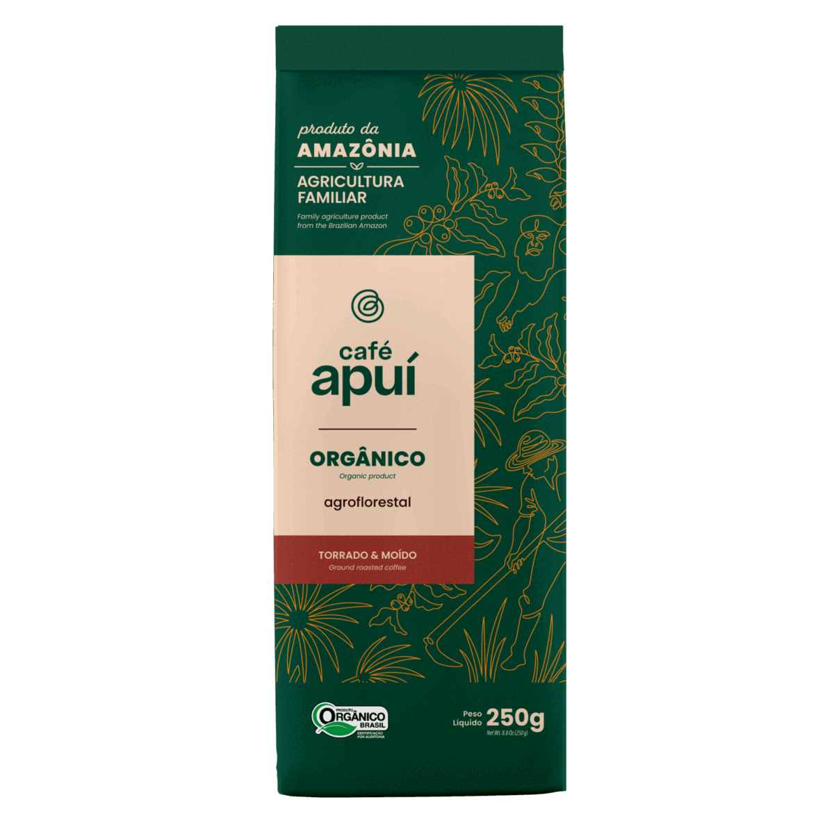 Café Apuí Orgânico Agroflorestal - 250g