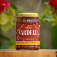 Pote de Sardella Origens Grechi 165g — antepasto italiano de pimentão vermelho e sardinha anchovada