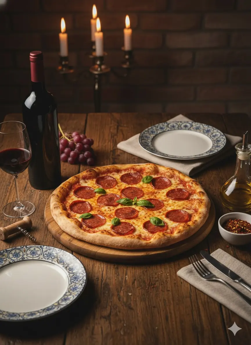 Qual a história da combinação entre pizza e vinho?
