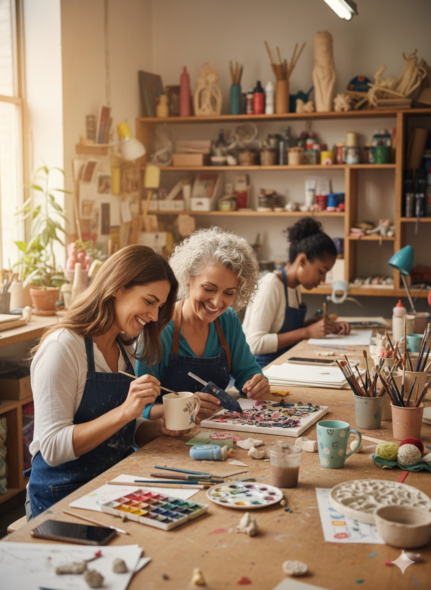 Divirtam-se com uma Oficina Criativa