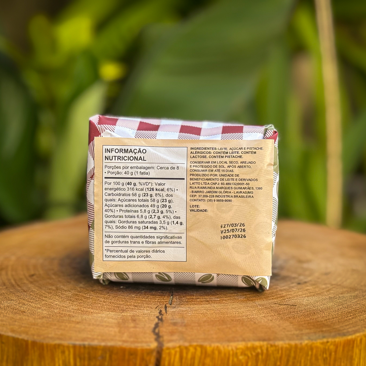 Doce de Leite Puxa-Puxa com Pistache - Latto Doceria - 300g (aprox.)