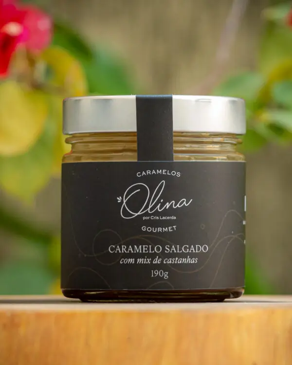 Caramelo Salgado com Mix de Castanhas - Caramelos Olina - 190g