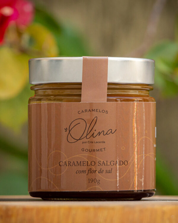 Caramelo Salgado com Flor de Sal - Caramelos Olina - 190g