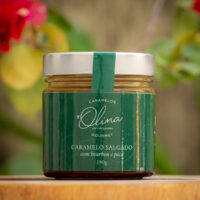 Caramelo Salgado com Bourbon e Nozes Pecã - Caramelos Olina - 190g