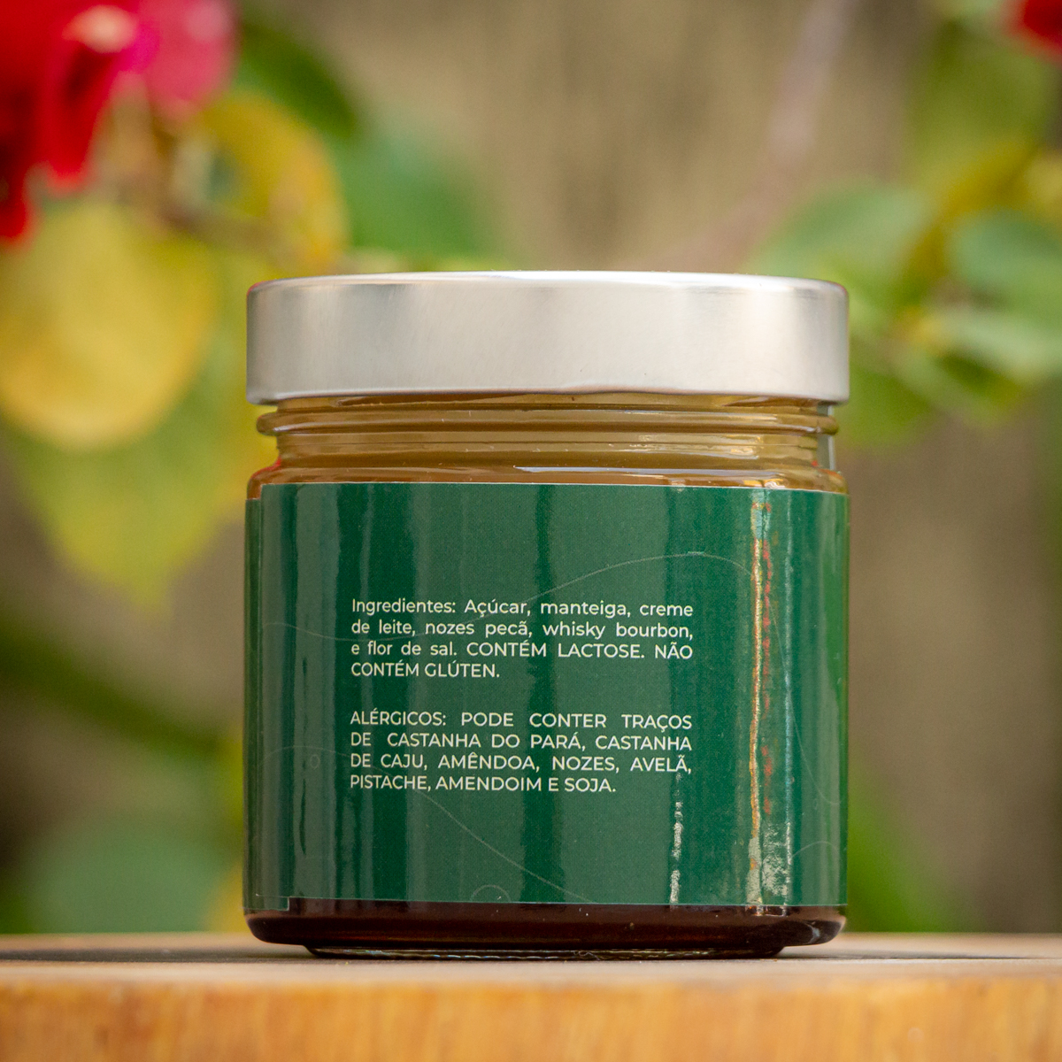 Caramelo Salgado com Bourbon e Nozes Pecã - Caramelos Olina - 190g -1