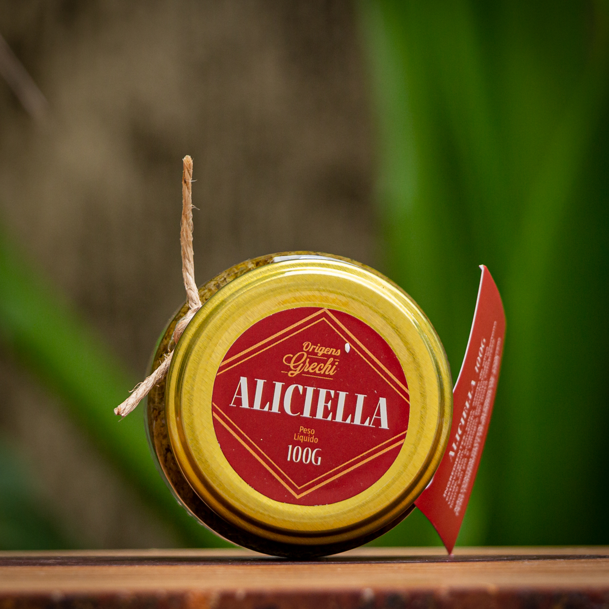 Aliciella - Antepasto de Sardinha e Azeitona com Azeite Extravirgem - Origens Grechi - 100g