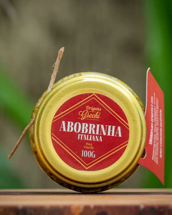 Abobrinha Italiana com Azeite Extravirgem - Origens Grechi - 100g