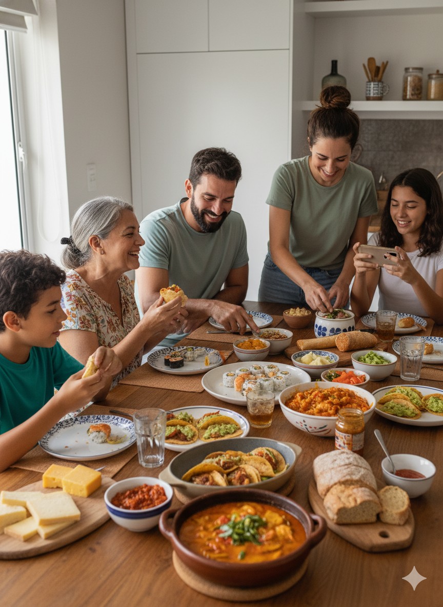8. Surpreenda com um Tour Gastronômico Sem Sair de Casa
