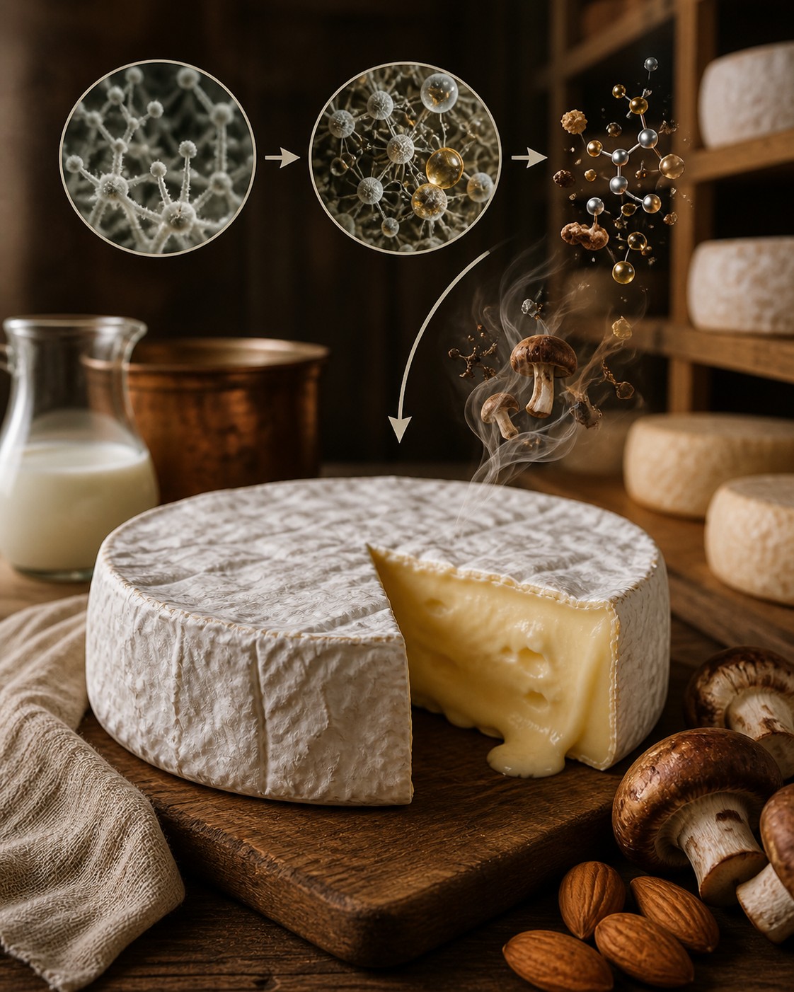 A Transformação Química: Sabor, Aroma e Textura