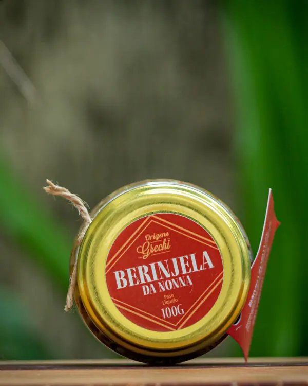 Berinjela da Nonna - Antepasto Artesanal Italiano - Origens Grechi - 100g