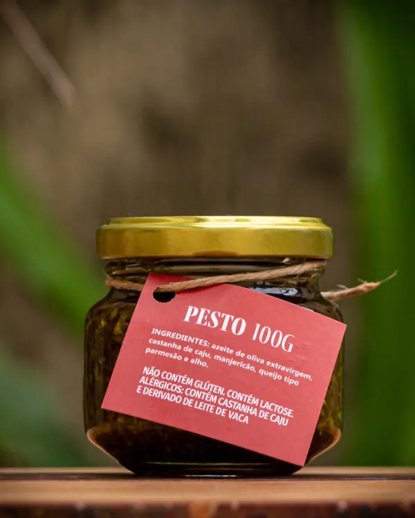 Pesto de Manjericão com Parmesão e Azeite Extravirgem - Origens Grechi - 100g -1