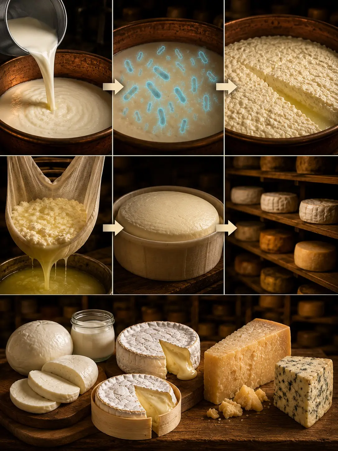 O que acontece com a lactose durante a maturação? Como surgem os queijos sem lactose