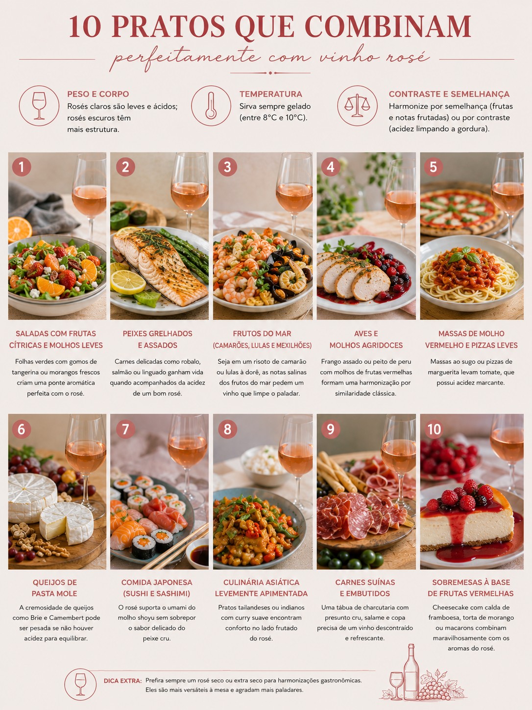 Por que o vinho rosé é o "coringa" da gastronomia?
