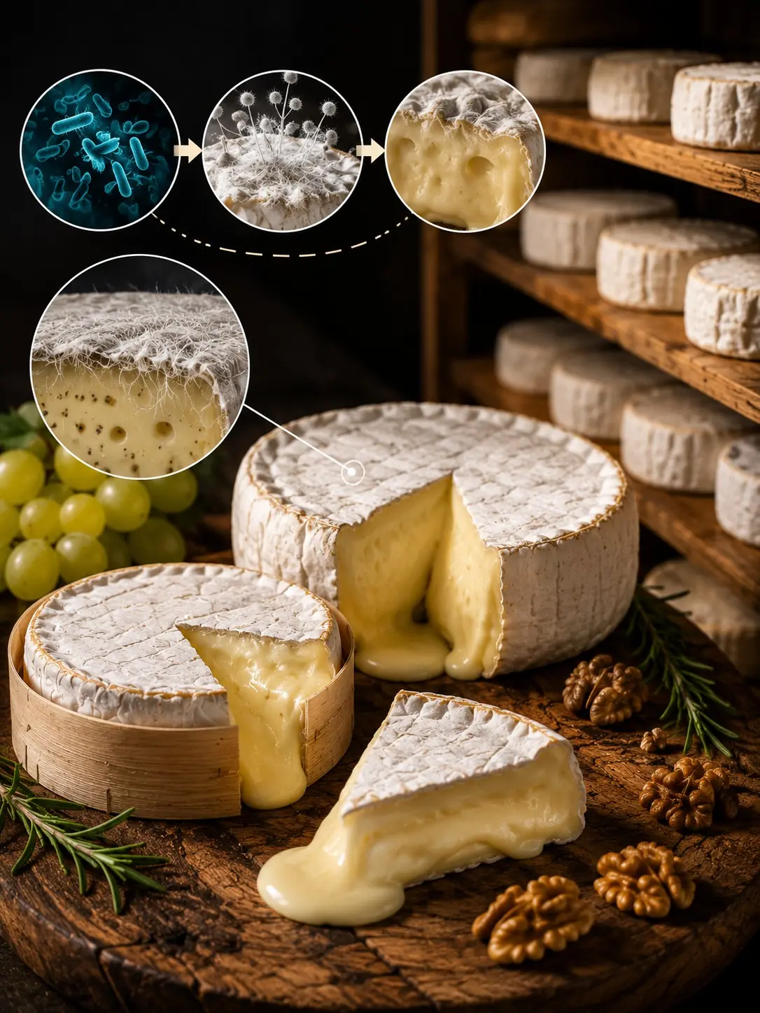 Queijos de mofo branco os campeões entre os queijos sem lactose