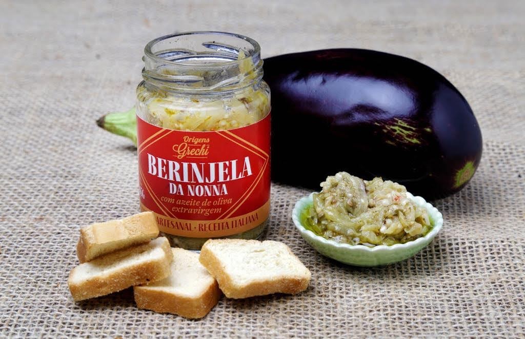 Berinjela da Nonna - Antepasto Artesanal Italiano - Origens Grechi - 100g