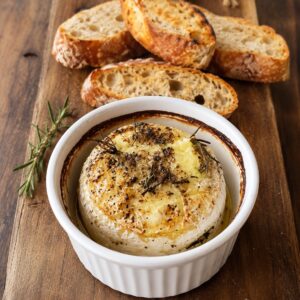 Baked Camembert ao Perfume de Alecrim e Vinho Branco