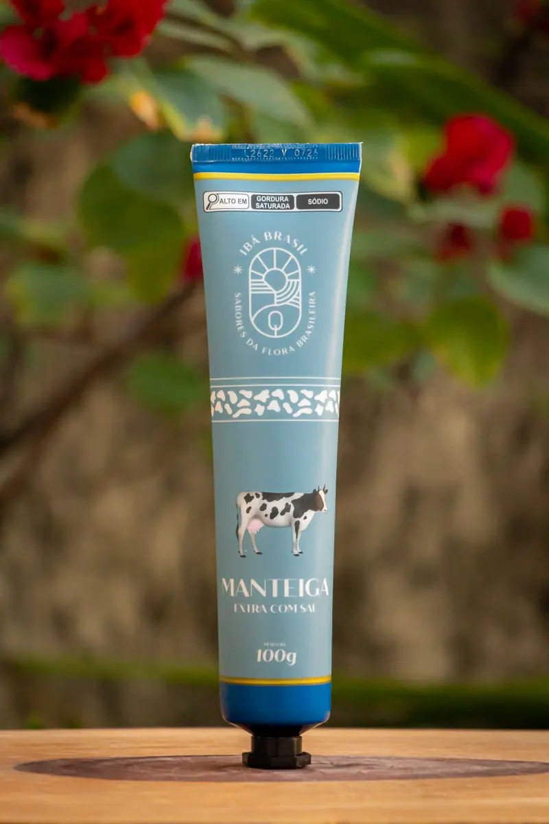 Manteiga Extra com Sal em Bisnaga - Compotas Ibá -100g