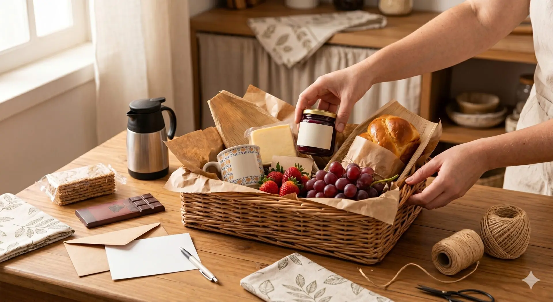 Passo a passo: como montar cesta de café da manhã com charme e cuidado