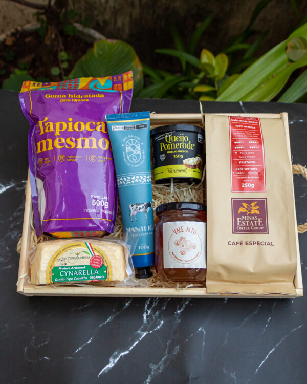 Cesta de Café da Manhã Premium: Especial Dia dos Pais (6 itens)