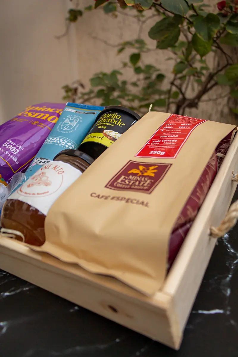 Cesta de Café da Manhã Premium: Especial Dia dos Pais (6 itens)
