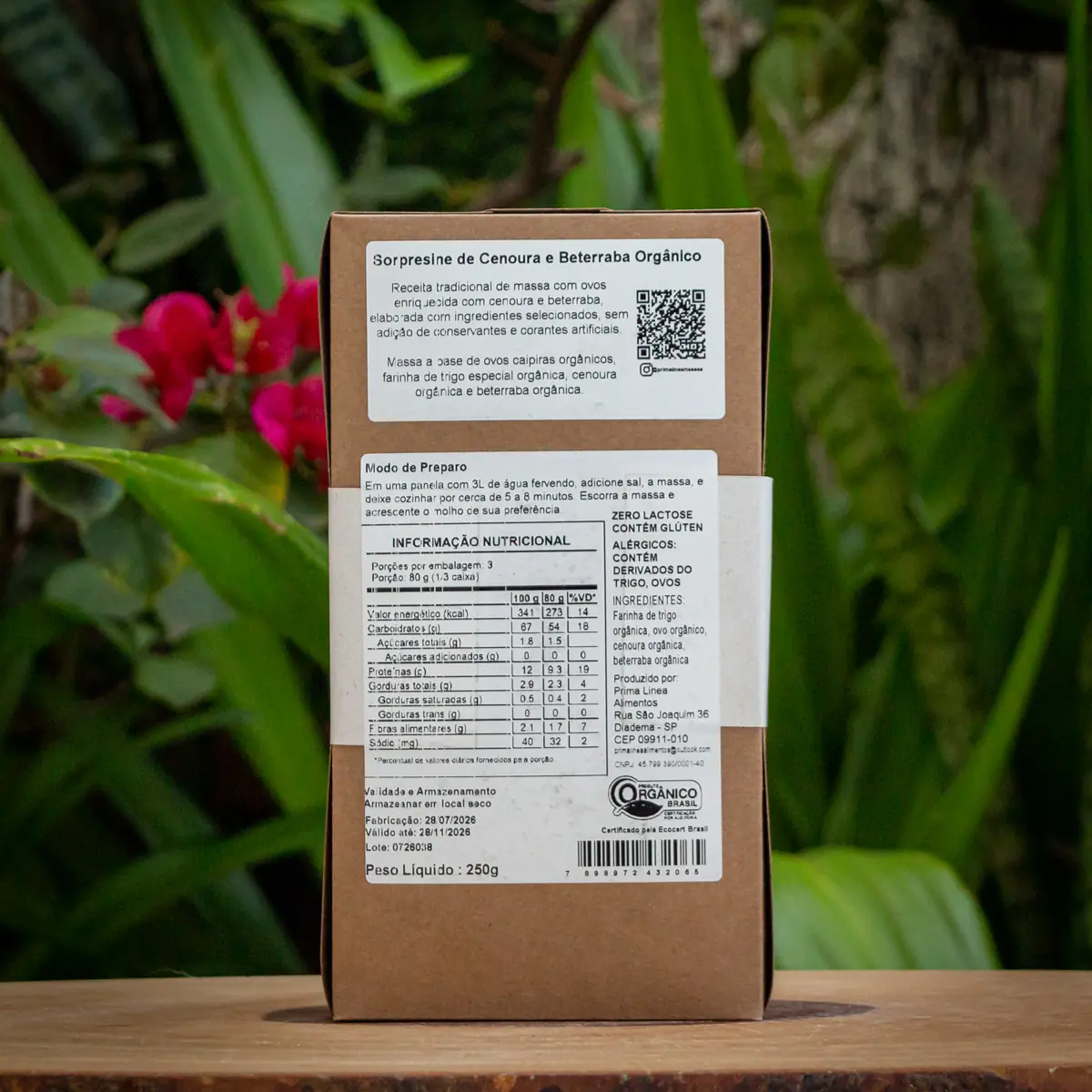 Sorpresine de Cenoura e Beterraba - Prima Linea - 250g
