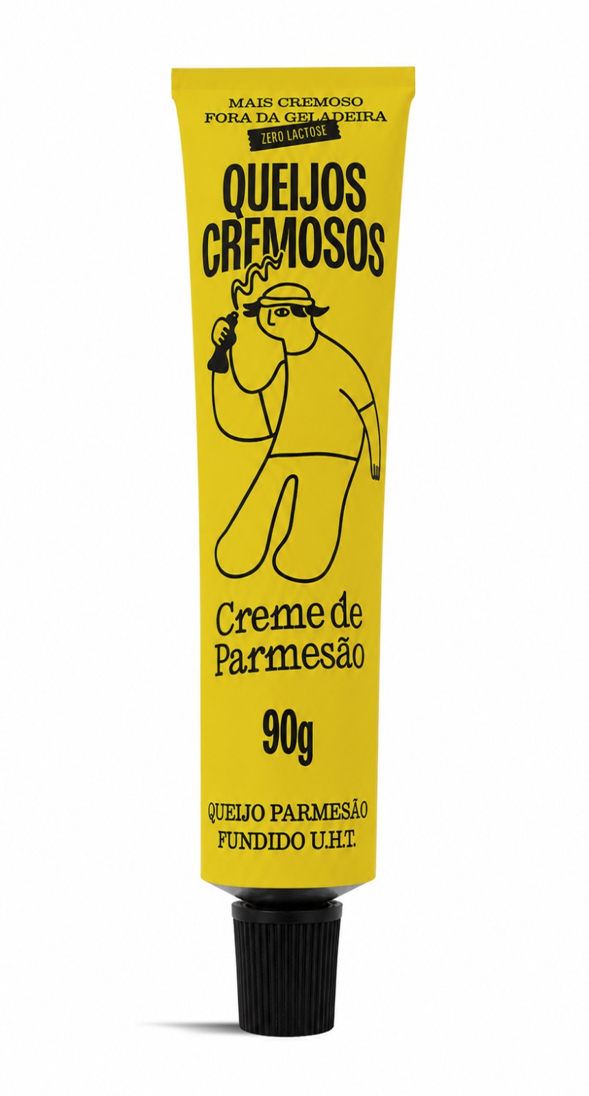 Creme de Queijo Parmesão em Bisnaga Zero Lactose Pomerode 90g