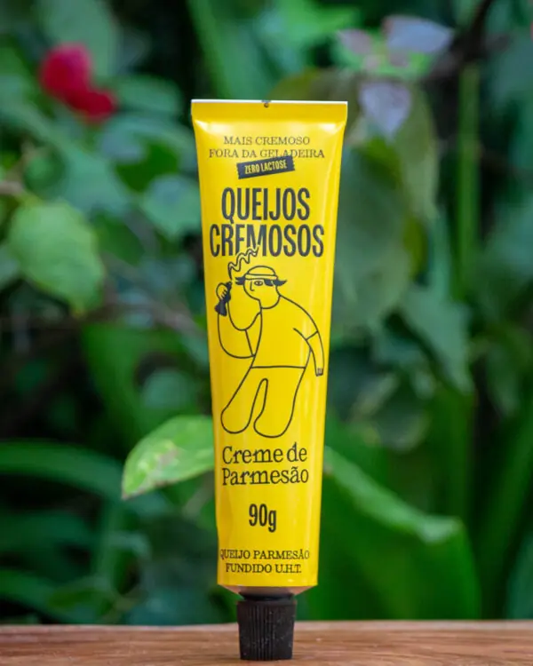 Creme de Queijo Parmesão em Bisnaga Zero Lactose Pomerode 90g