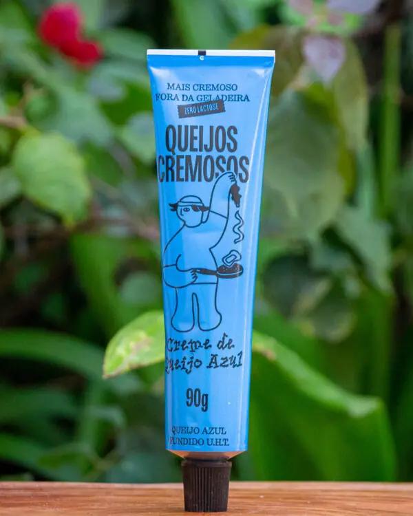 Creme de Queijo Azul em Bisnaga Zero Lactose Pomerode 90g