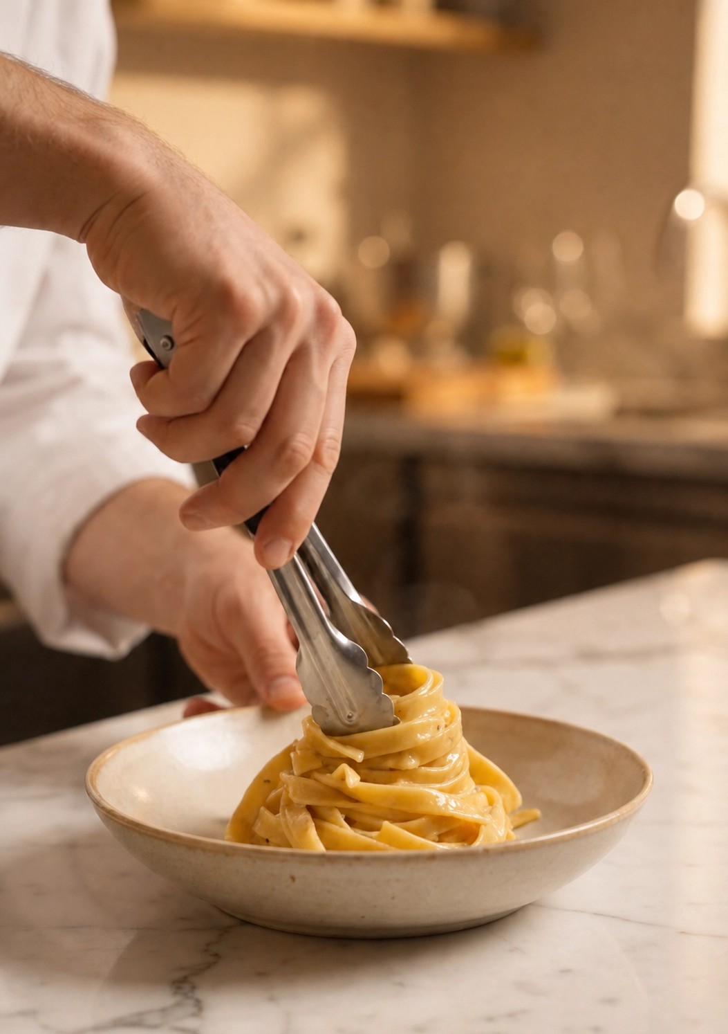 Receita de Carbonara com Guanciale e Queijos Artesanais