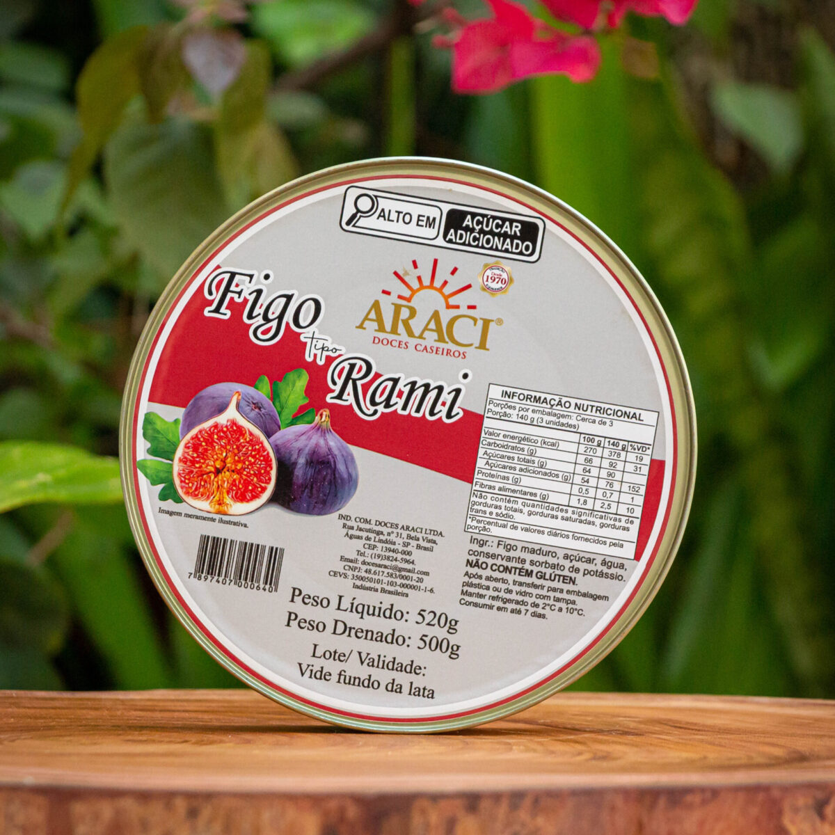 Figo tipo Rami em Lata - Araci Doces Caseiros  - 500g