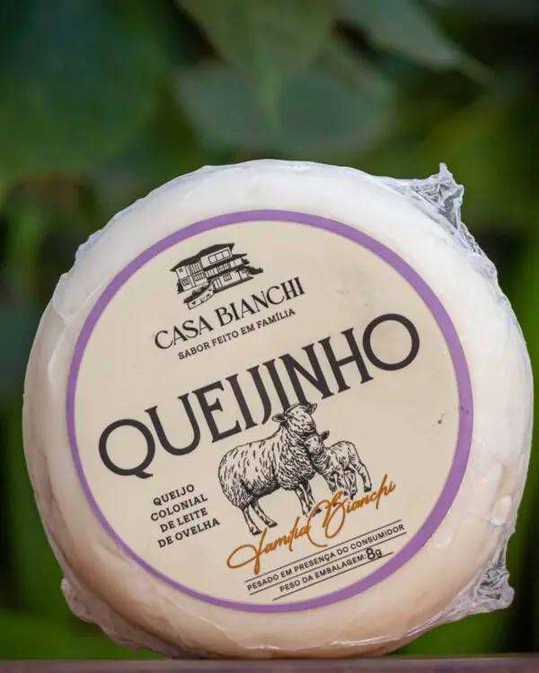 Queijinho - Queijo Tipo Colonial de Ovelha - Casa Bianchi  - 240g