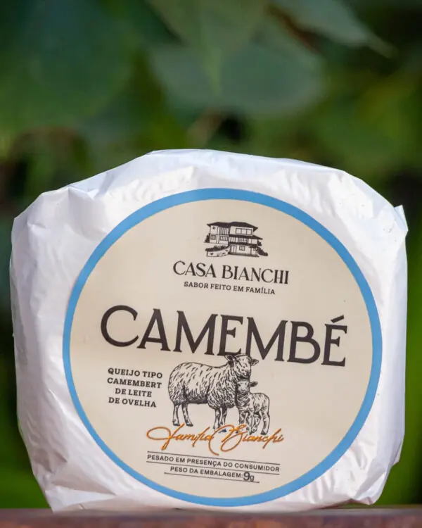 Queijo Camembé de Leite de Ovelha - Casa Bianchi - 230g
